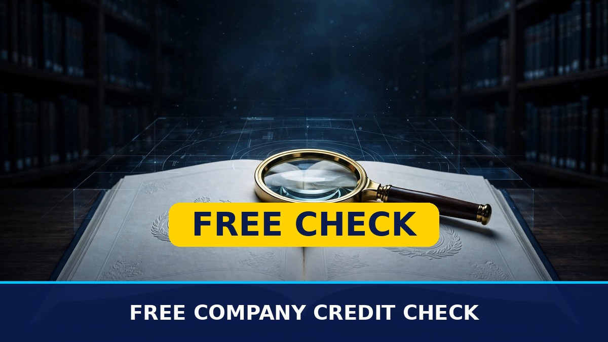 Free Company Credit Check: What Free Registries Show (and What They Miss)