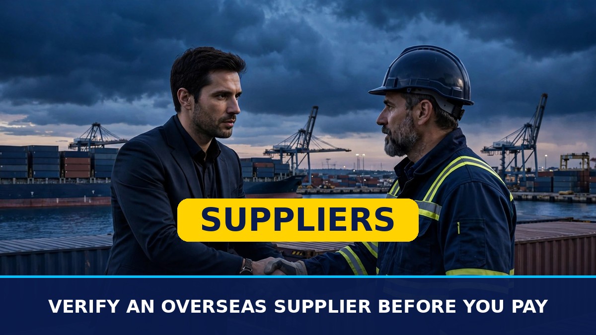 How to Verify an Overseas Supplier Before You Pay a Deposit