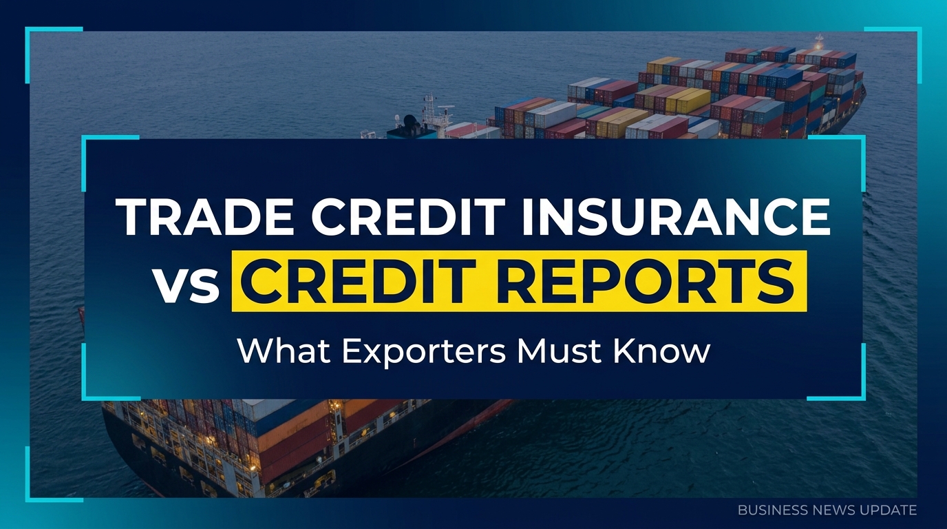 Trade Credit Insurance vs Credit Reports: What Exporters Need to Know